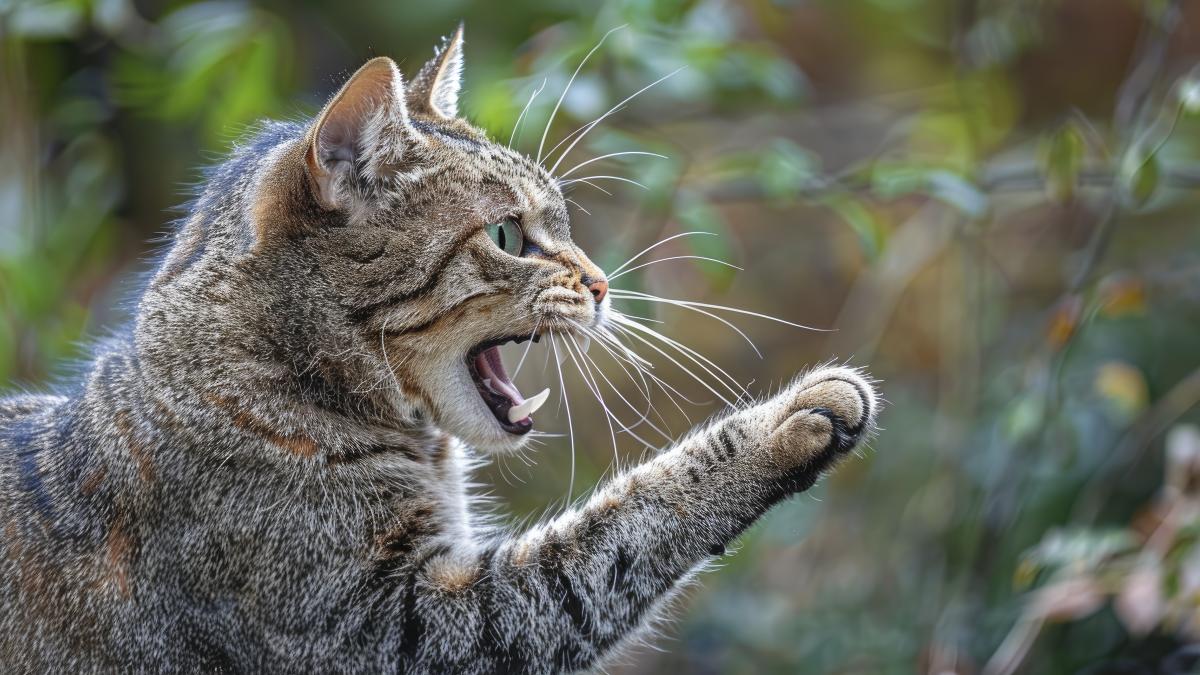 cropped-shot-captures-intensity-as-someone-playfully-scratches-irate-cat_32828800