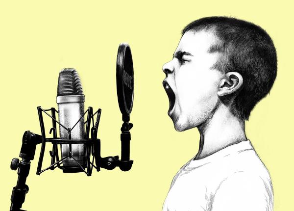 psiholog cum te ab ii de la tipat urlat sau strigat