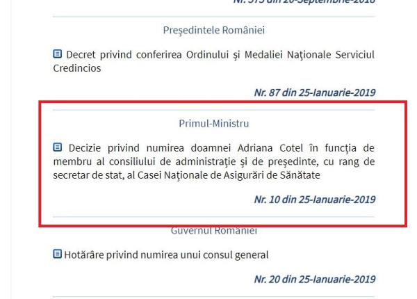 adriana cotel pusa ef la casa na ionala de asigurari de sanatate