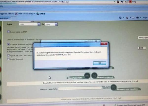 sistemul informatic al cnas este in moarte clinica peti ie online