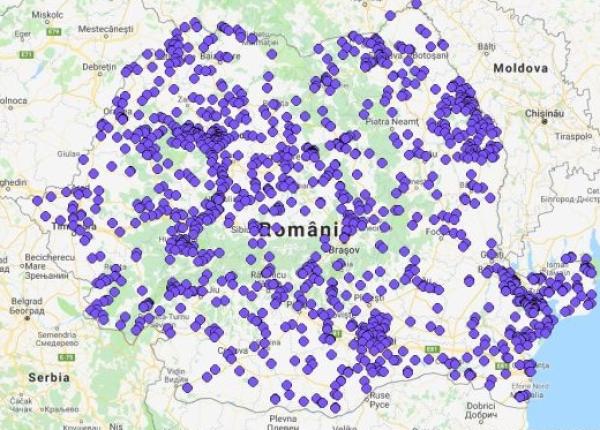 harta interactiva cu zonele unde sunt capu e i an ari ce mai face aplica ia