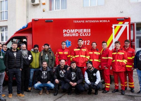 ambulan a smurd donata pompierilor din cluj de ziua lor cat a costat aceasta