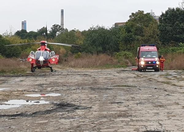accident ialomi a o victima de 19 ani a ajuns cu elicopterul la spitalul bagdasar arseni