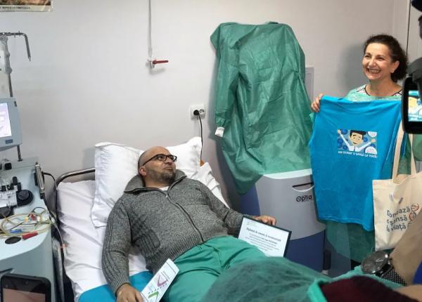 transplant roman de 42 de ani donator de celule stem hematopoietice pentru un nou nascut din italia