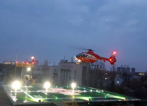heliportul spitalului universitar de urgen a a fost inaugurat
