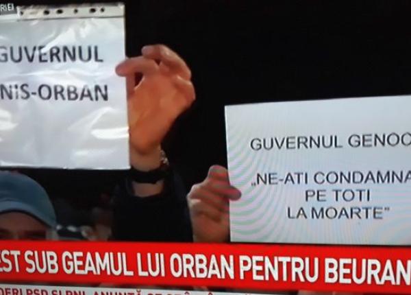 protest pentru sus inerea lui mircea beuran zeci de oameni in strada