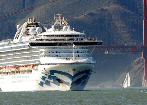 coronavirus 21 de persoane pozitive pe un vas de croaziera in largul californiei