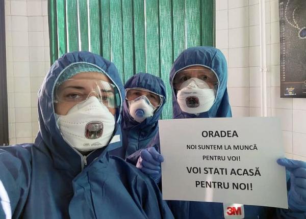 coronavirus mesajul medicilor infec ioni ti din oradea sta i acasa pentru noi