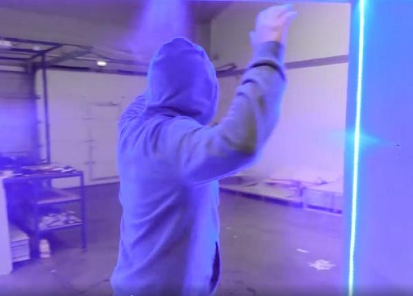 tunel dezinfectant pentru personal medical prototipul realziat de tineri anterpenori donat spitalului din arad