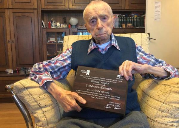 dumitru comanescu in varsta de 111 ani i 7 luni cel mai in varsta barbat de pe planeta