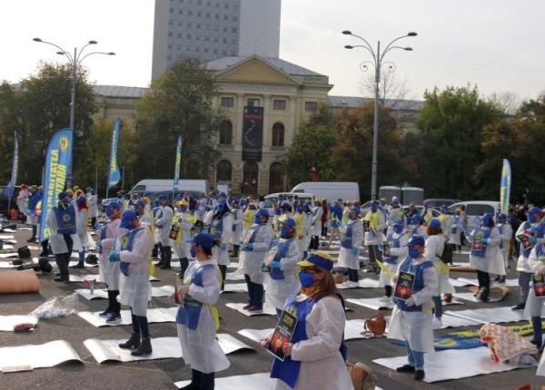 sindicalistii din sanatate ies in strada solidaritatea sanitara primul miting saptamana viitoare