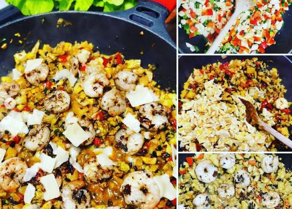 reteta paella super sanatoasa fara carbohidrati mananci si slabesti