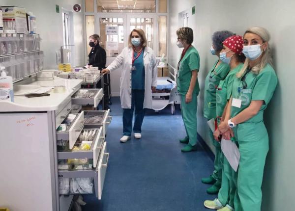 o noua sectie ati covid la spitalul militar din bucuresti are 14 paturi