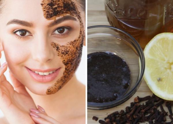 scrub natural cu miere si cuisoare pentru o piele curata si neteda