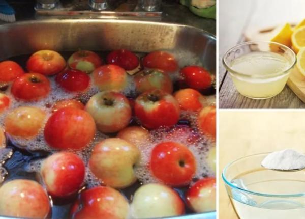 de ce sa speli fructele si legumele cu bicarbonat de sodiu si lamaie motivul este incredibil