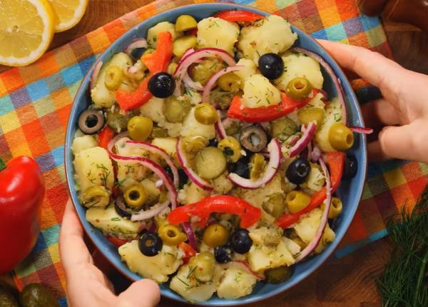 salata orientala racoritoare de post reteta simpla si usoara