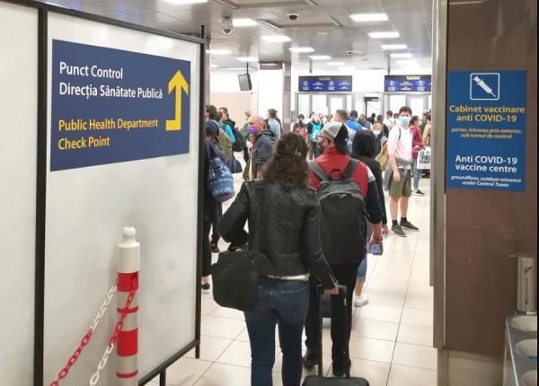 cnab masuri suplimentare covid la intrarea si iesirea din tara de pe aeroportul henri coanda din otopeni aglomeratie si debarcare cu program