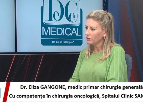 dr eliza gangone sanador chirurgia oncologica in patologia digestiva si ginecologica interviurile dcmedical