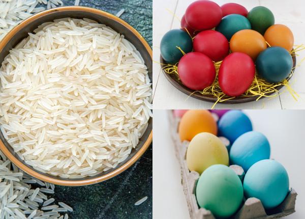 cum vopsesti ouale de paste cu orez