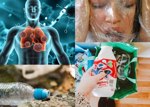 microplastic gasit pentru prima data in plamani polipropilena si polietilena