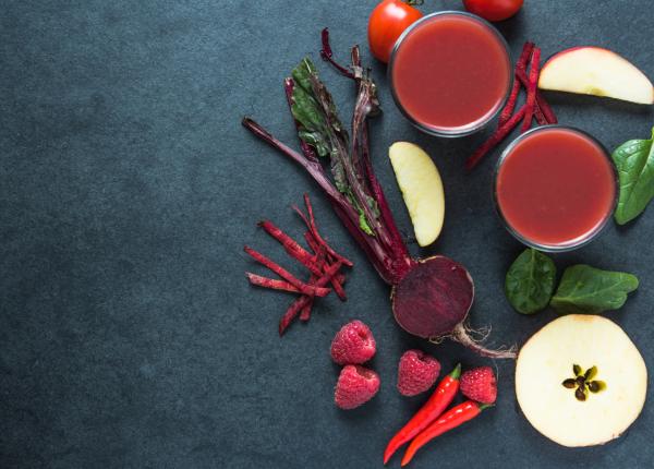 sucul de mere si sfecla complex de vitamine