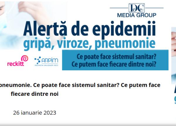alerta de epidemii gripa viroze pneumonie ce poate face sistemul sanitar ce putem face fiecare dintre noi