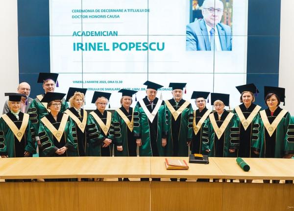 irinel popescu a primit titlul de doctor honoris causa umf iasi