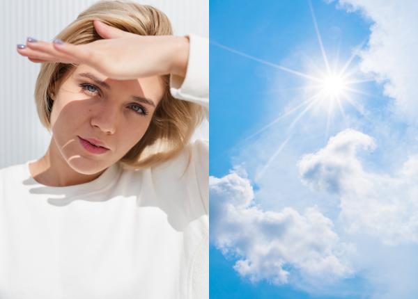 ce se intampla daca te uiti direct in soare lumina albastra