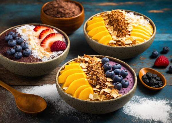 iaurt cu fructe si granola o reteta micul dejun