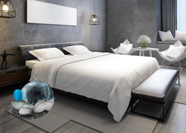 de ce sa pui o sticla cu apa congelata in dormitor