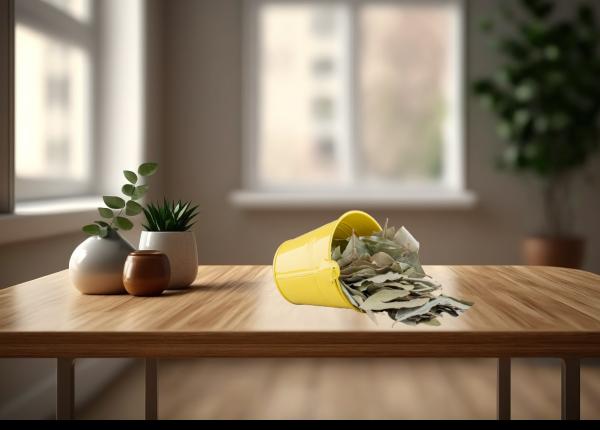 zdrobeste cateva foi de dafin si pune le in cateva locuri din casa