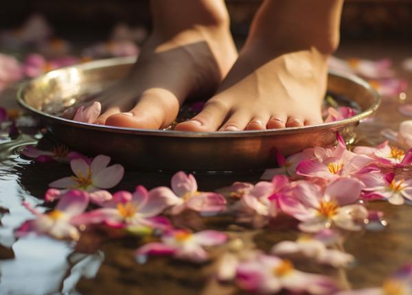 ritualul calmant pentru picioare