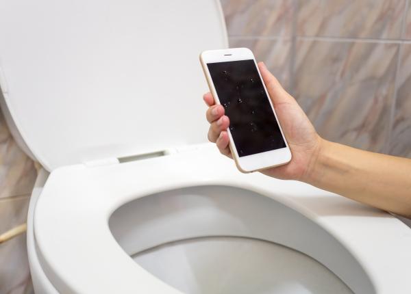 capac de toaleta vs telefon