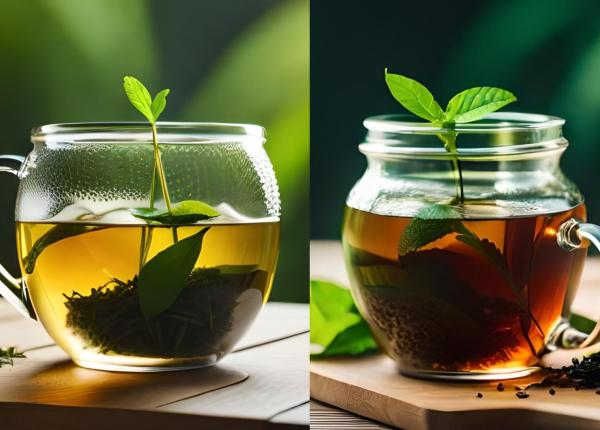 ceai verde sau ceai negru care e diferenta