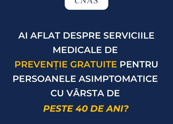 analize gratuite pentru persoanele peste 40 de ani andrei baciu sunt decontate pana la 3 consultatii pe an descoperit in stadiu incipient cancerul poate fi tratat analize gratuite pentru persoanele peste 40 de ani andrei baciu sunt decontate pana la 3 consultatii pe an descoperit in stadiu incipient cancerul poate fi tratat