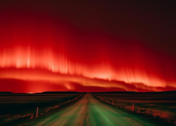 aurora boreala vizibila in romania