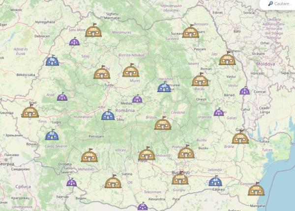 buncare protectie civila romania harta interactiva