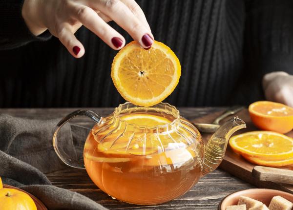 ceaiul de portocale bautura lunii decembrie