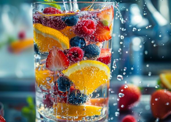 apa aromatizata alternativa sanatoasa la bauturile carbogazoase