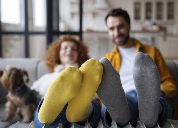 dormitul cu sosete risc de infectii