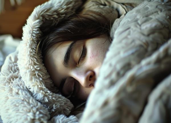 dormitul cu patura pe cap asociat cu intoxicatia cu dioxid de carbon