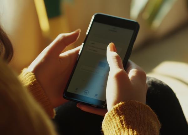 butonatul pe telefon asociat cu durerile de cap