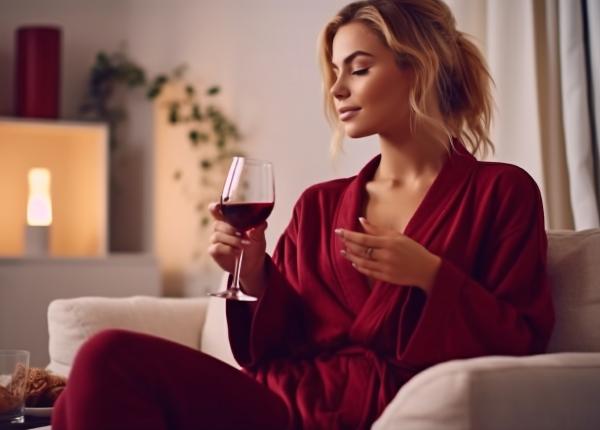 ce inseamna daca esti acasa si bei un pahar cu vin alcool