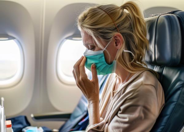 zborul cu avionul riscant daca esti racit