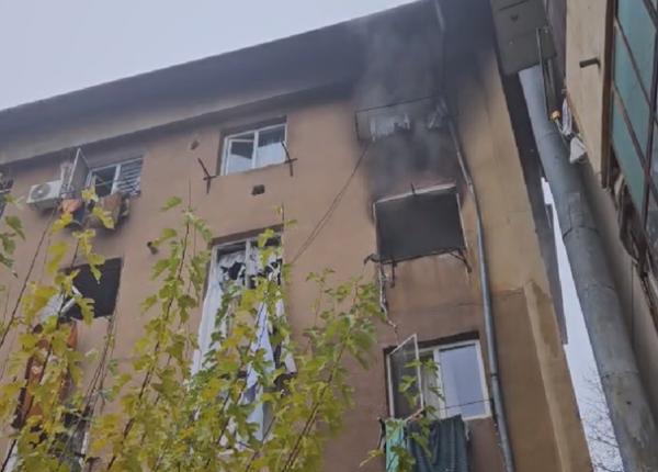 explozie urmata de incendiu intr un bloc din bals olt mai multe persoane ranite si evacuate