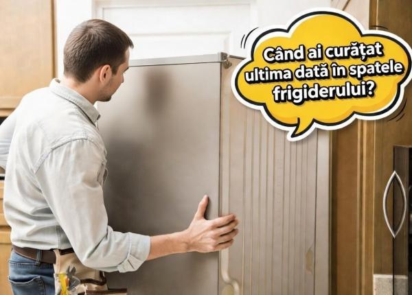 de ce trebuie sa cureti spatele frigiderului