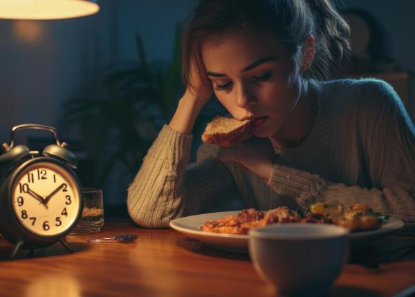 mancatul dupa ora 21 00 asociat cu probleme digestive