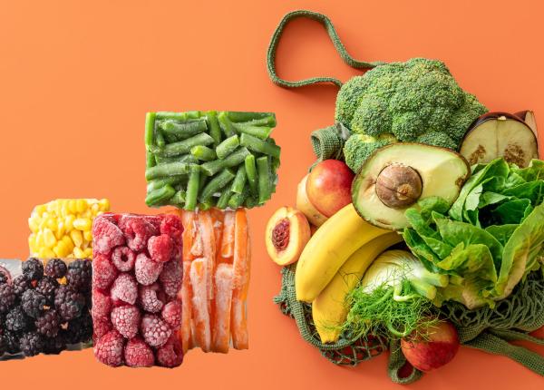 legume si fructe proaspete sau congelate care sunt mai sanatoase