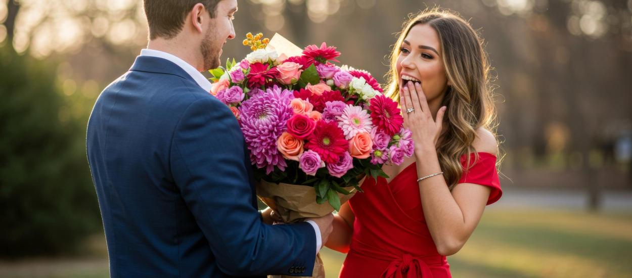 Semnificația ascunsă a buchetelor uriașe de flori. Răspunsul e șocant