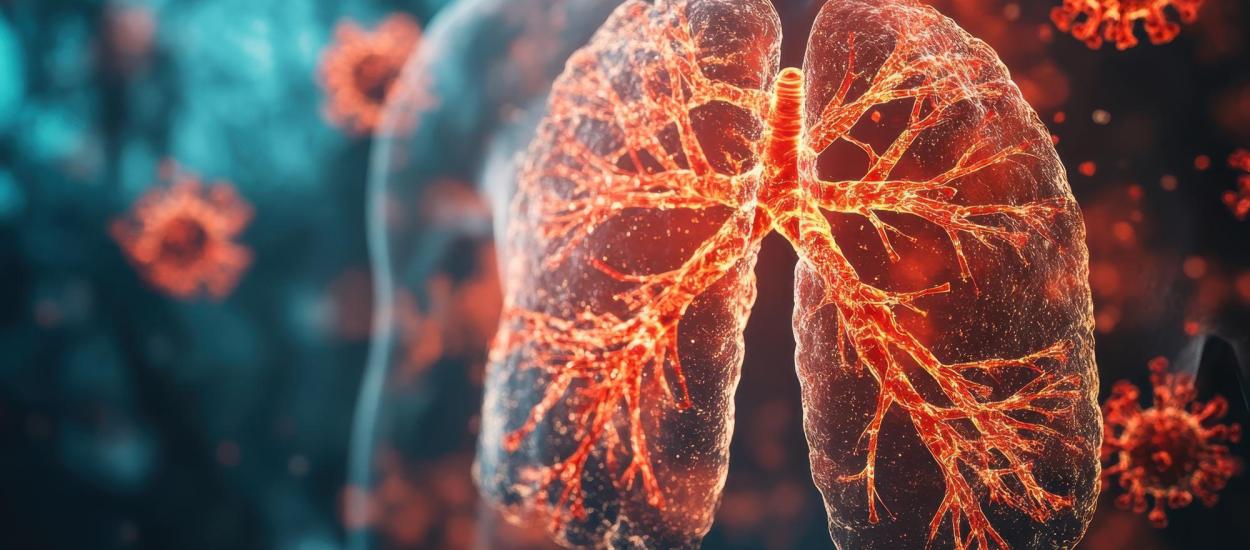 COVID-19 și gripa cresc riscul de cancer pulmonar